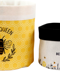 8914 PANIERS À TISSU BEE QUEEN 2P